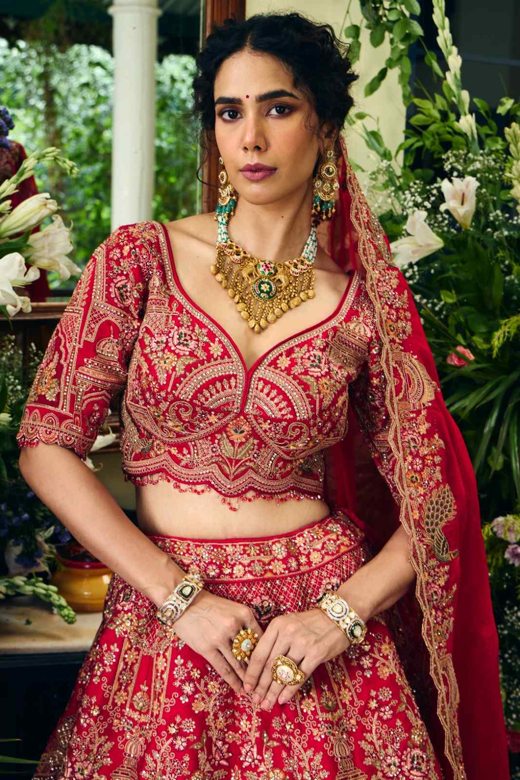 Rani Opulent Artisan Couture Lehenga