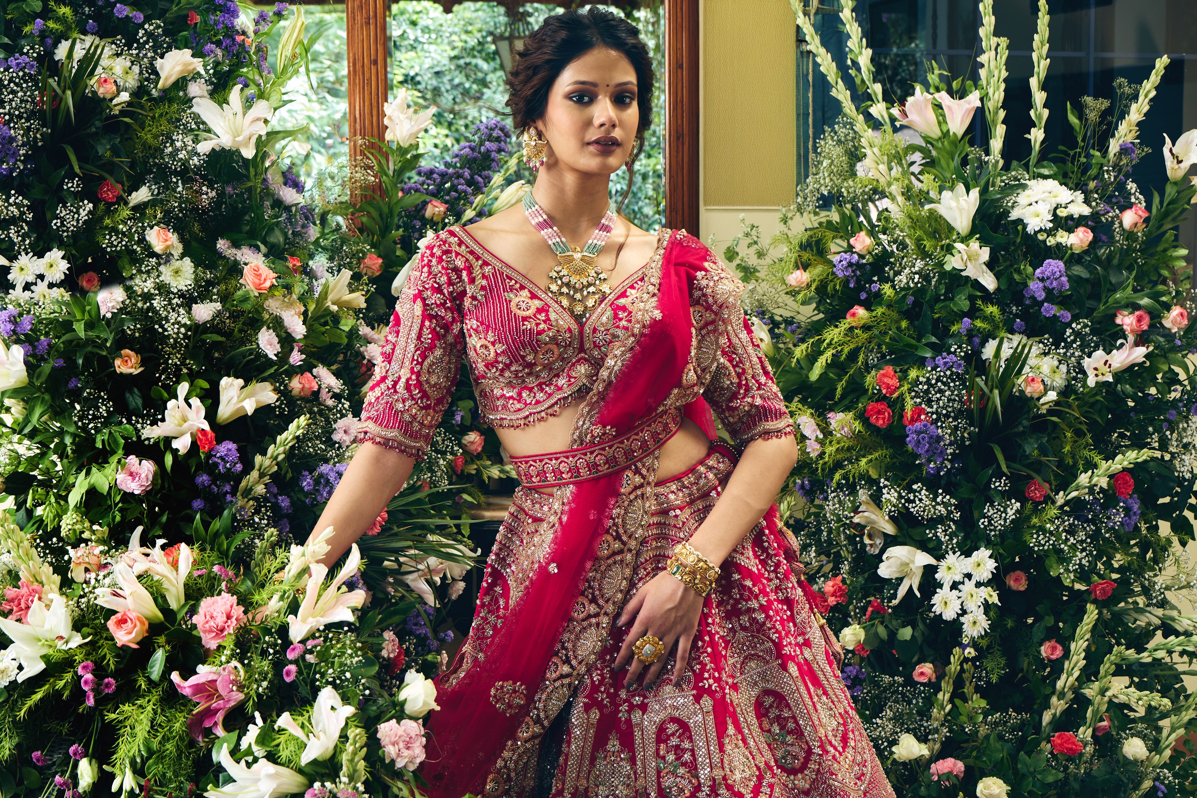 Rani Blossom Royale Lehenga
