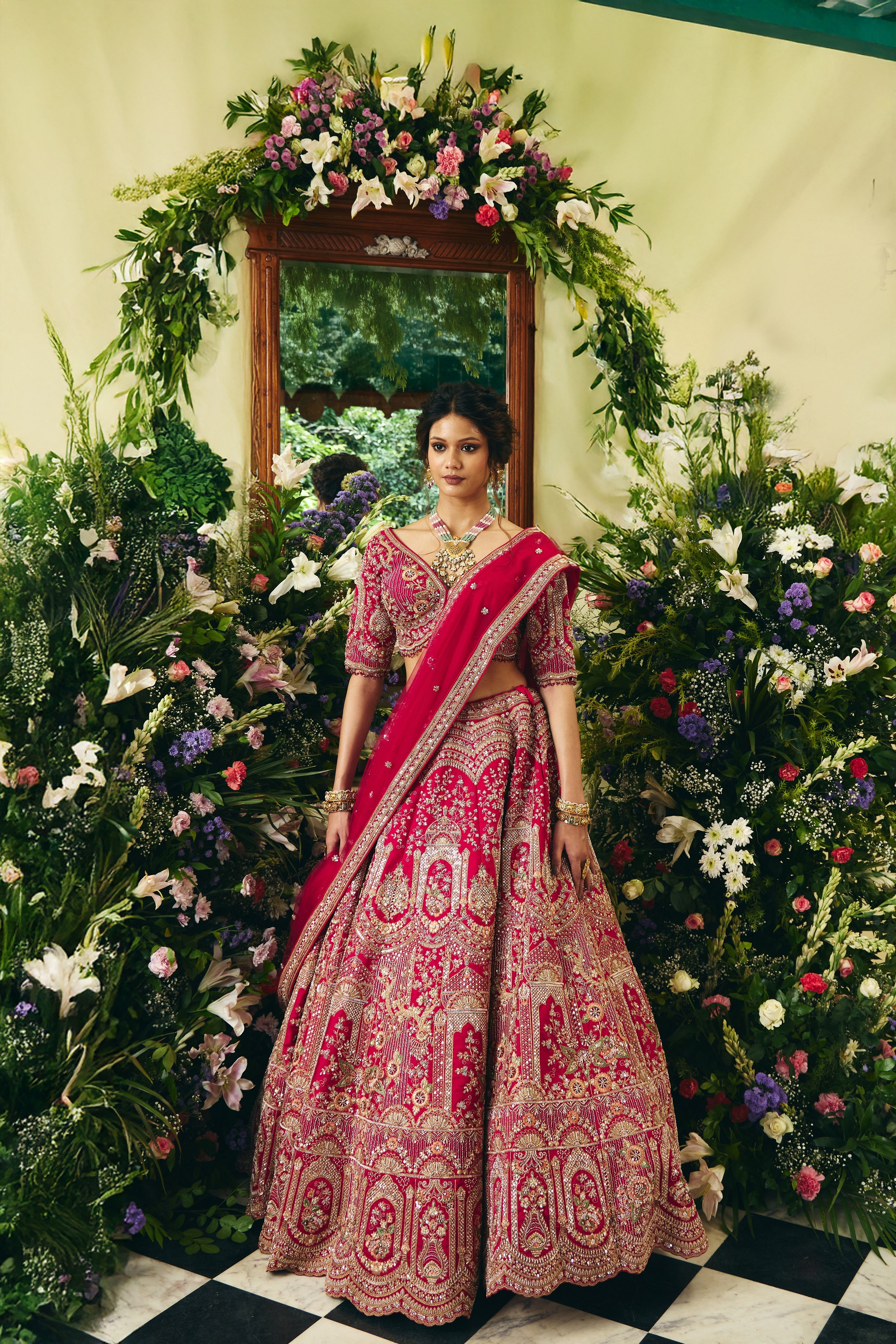 Rani Blossom Royale Lehenga
