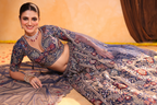 Royal Reverie – Blue Sequin Embellished Lehenga