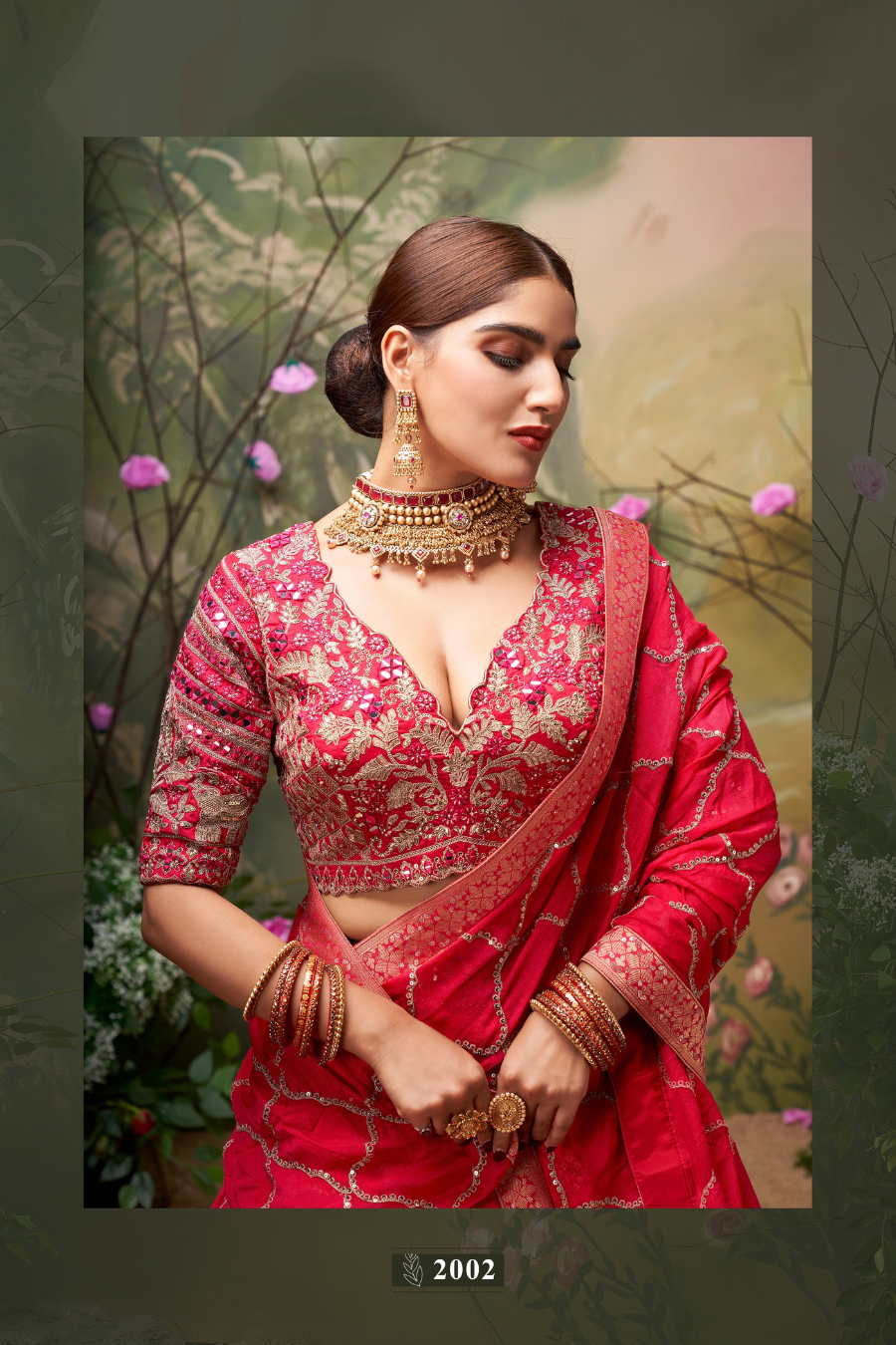 GULNAAR-E-RANI BANARASI ZARI LEHENGA SET
