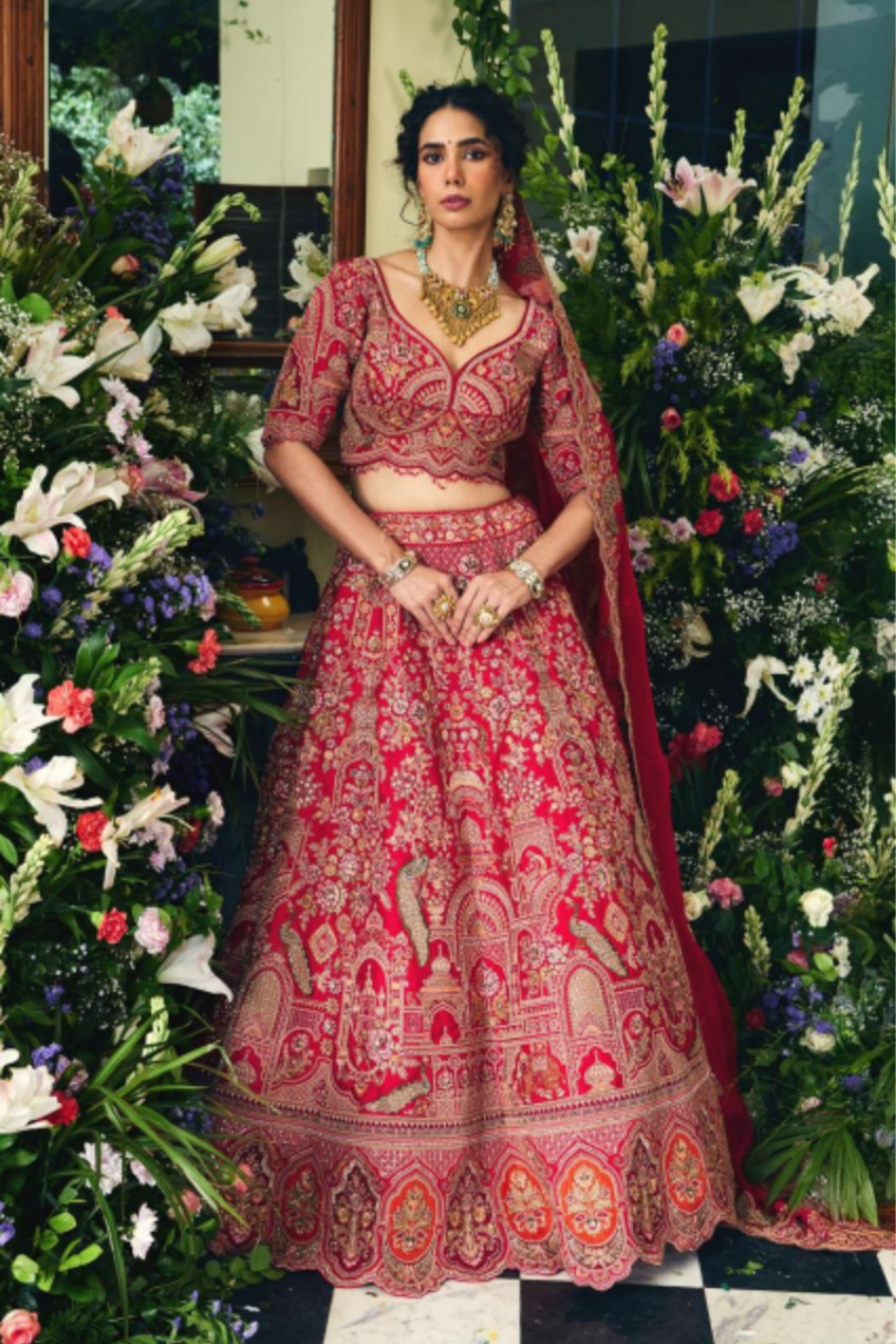 Rani Opulent Artisan Couture Lehenga