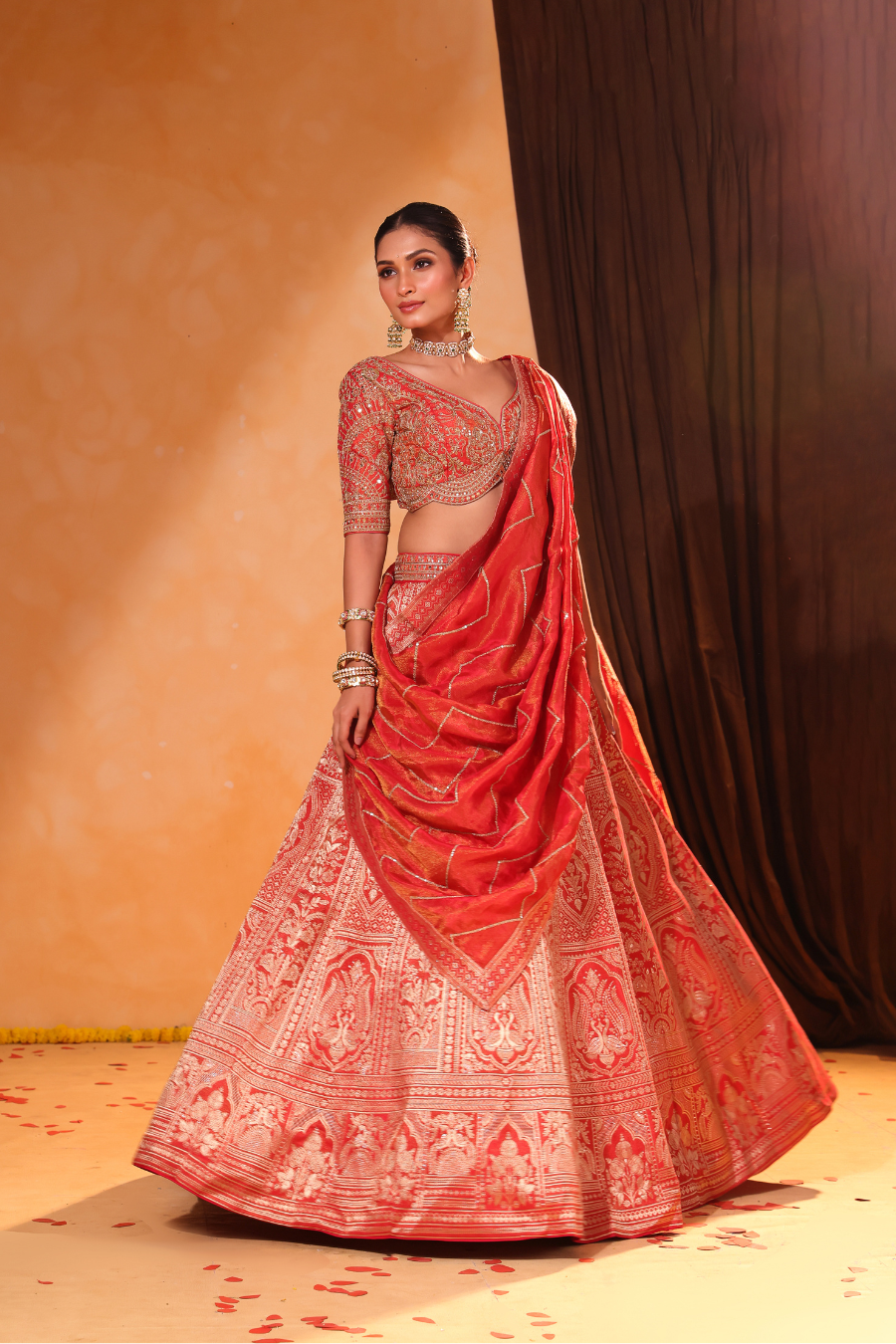 Rani Leher – Banarasi Zari Celebration Lehenga
