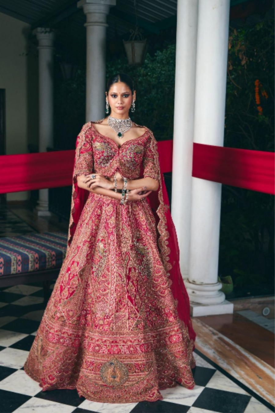 Imperial Zardozi Handcrafted Bridal Couture Lehenga