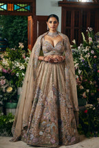 Enchanted Pastel Meadow Artistry Lehenga