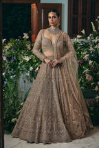 Pastel Meadow Floral Couture Lehenga