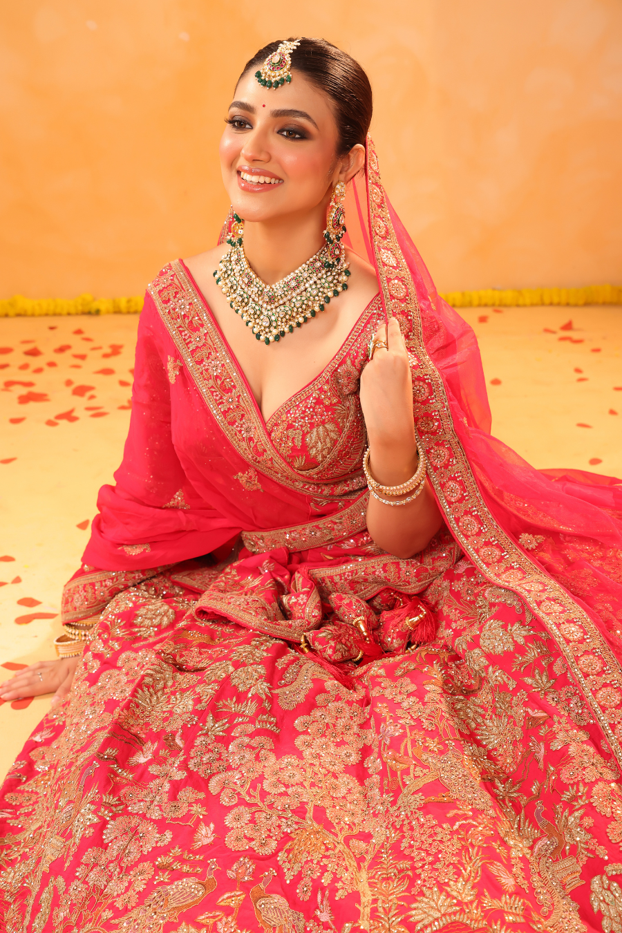 Peacock Riwaayat – Rani Pink Bridal Lehenga