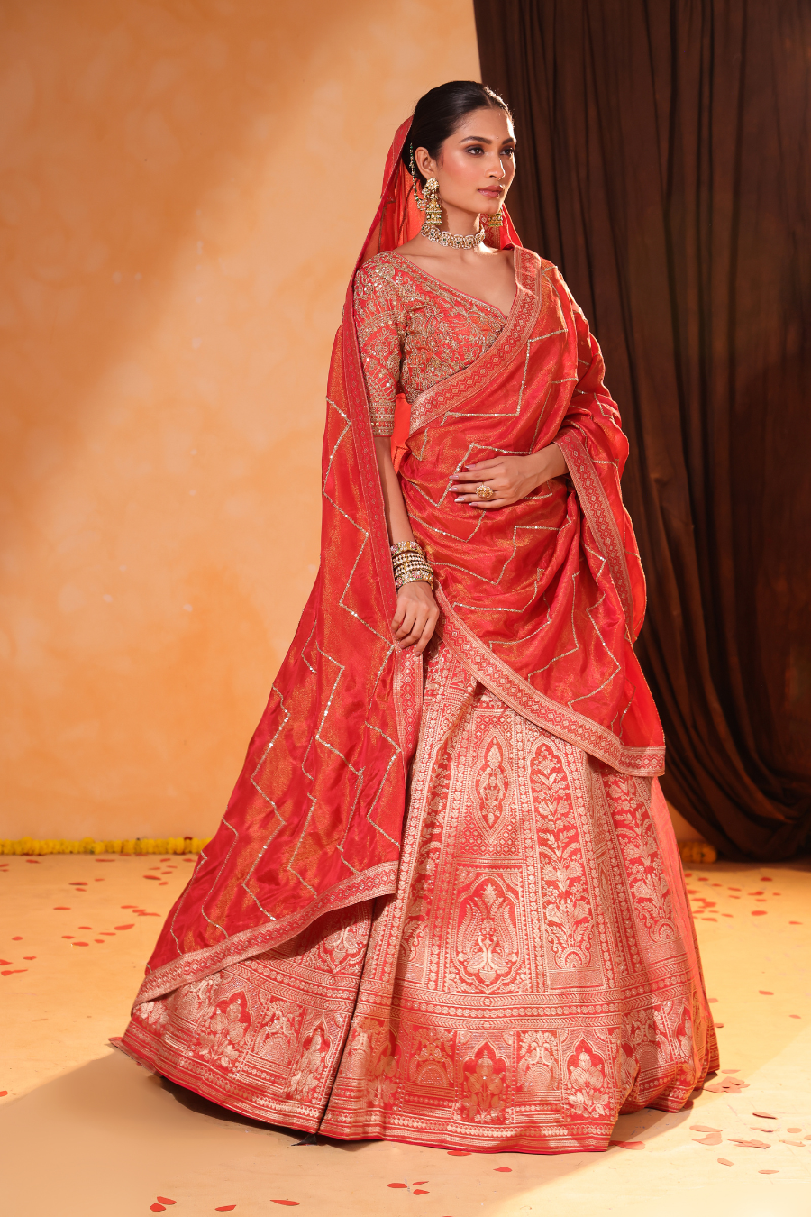 Rani Leher – Banarasi Zari Celebration Lehenga