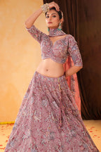 Sitara Noor – Lavender Thread & Sequin Work Lehenga