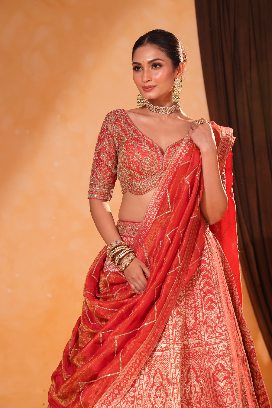Rani Leher – Banarasi Zari Celebration Lehenga