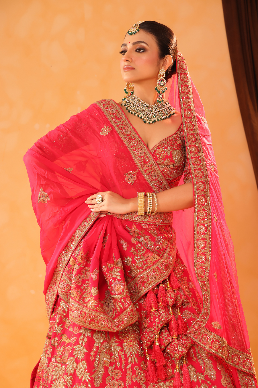 Peacock Riwaayat – Rani Pink Bridal Lehenga
