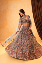 Mayurika – The Regal Bloom Lehenga
