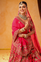 Peacock Riwaayat – Rani Pink Bridal Lehenga
