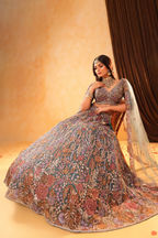 Mayurika – The Regal Bloom Lehenga