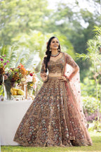 Rustic Vantara Bloom Lehenga