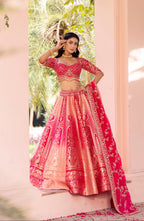 Rosette Rani Royale Banarasi Bridal Lehenga