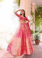 Rosette Rani Royale Banarasi Bridal Lehenga