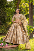 Regal Sunehri Royale Banarasi Bridal Lehenga
