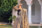 Gilded Opulence Hand-Embellished Couture Lehenga