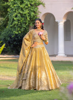 Opulent Sunlit Sovereign Couture Lehenga