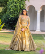 Opulent Sunlit Sovereign Couture Lehenga