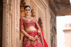 Ruby Blossom Majesty Bridal Lehenga