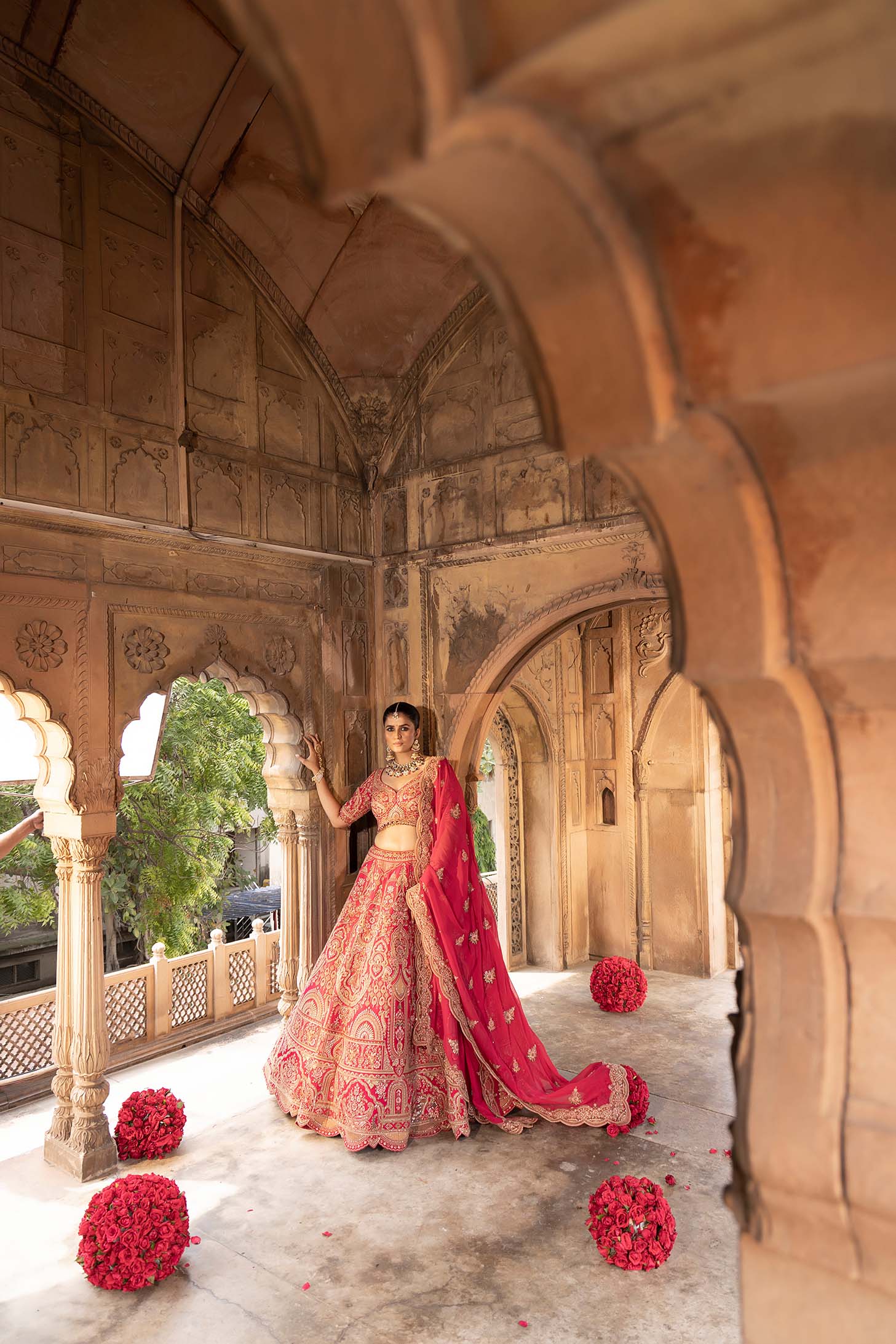 Rani Mahal Grandeur Zardosi Wedding Ensemble