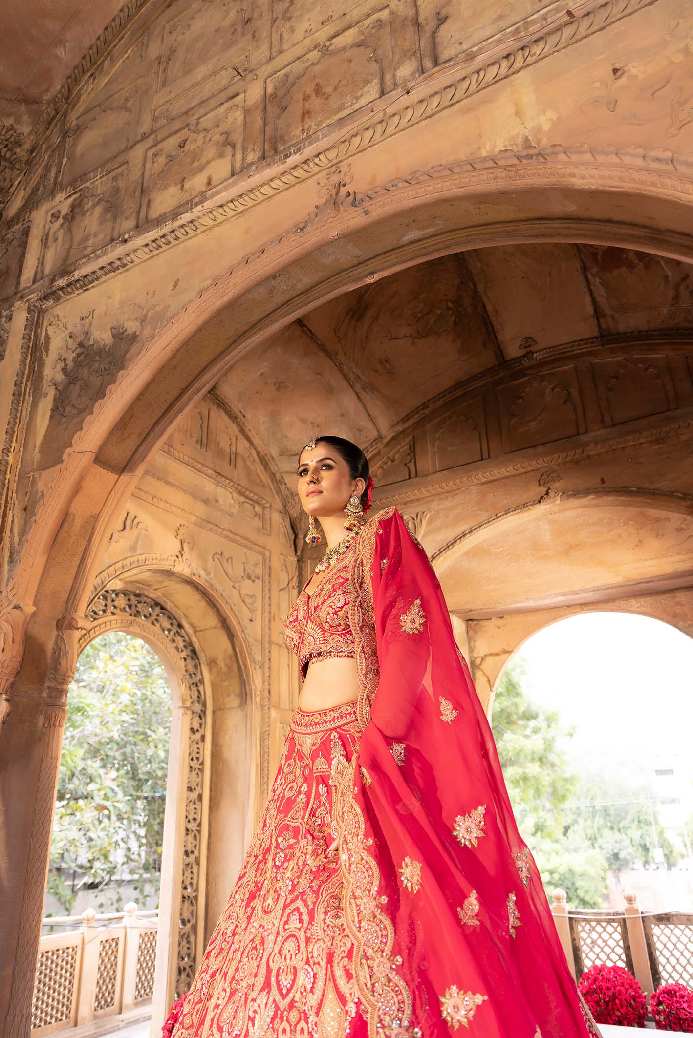Rani Mahal Grandeur Zardosi Wedding Ensemble