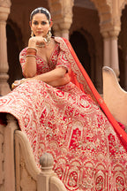 Radiant Red Bridal Lehenga