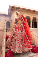 Radiant Red Bridal Lehenga
