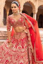 Radiant Red Bridal Lehenga
