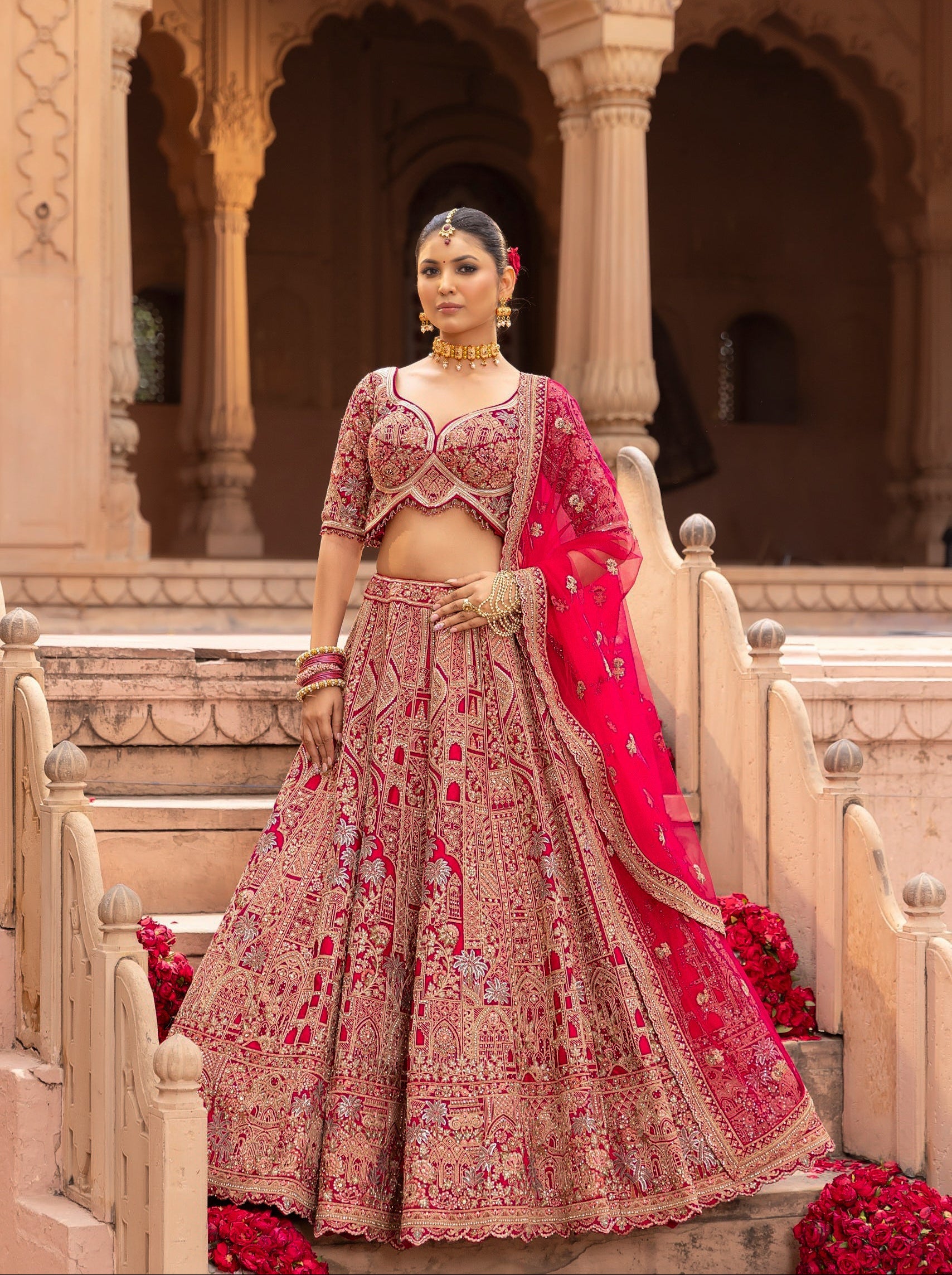 Majestic Bridal Glow Lehenga
