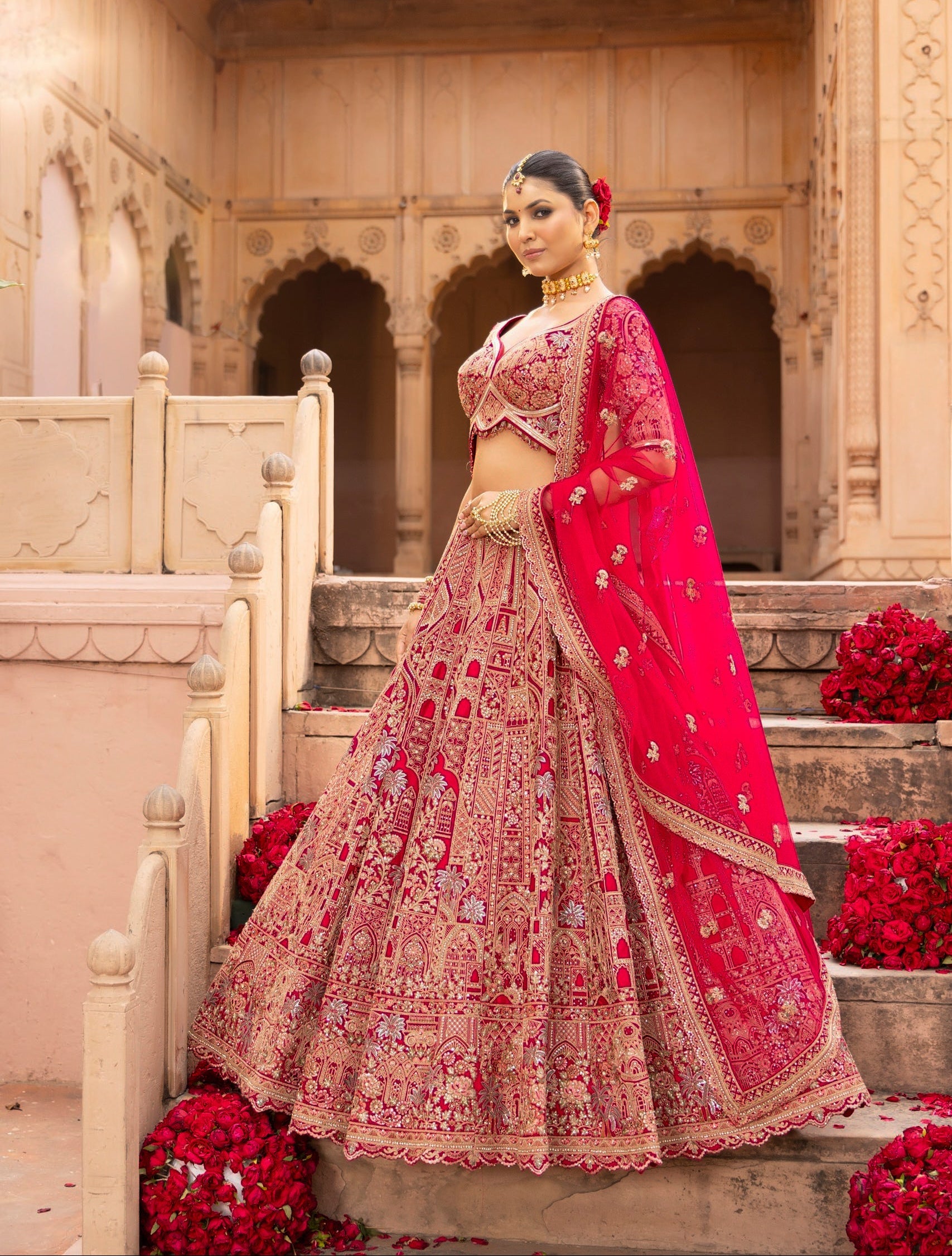 Majestic Bridal Glow Lehenga