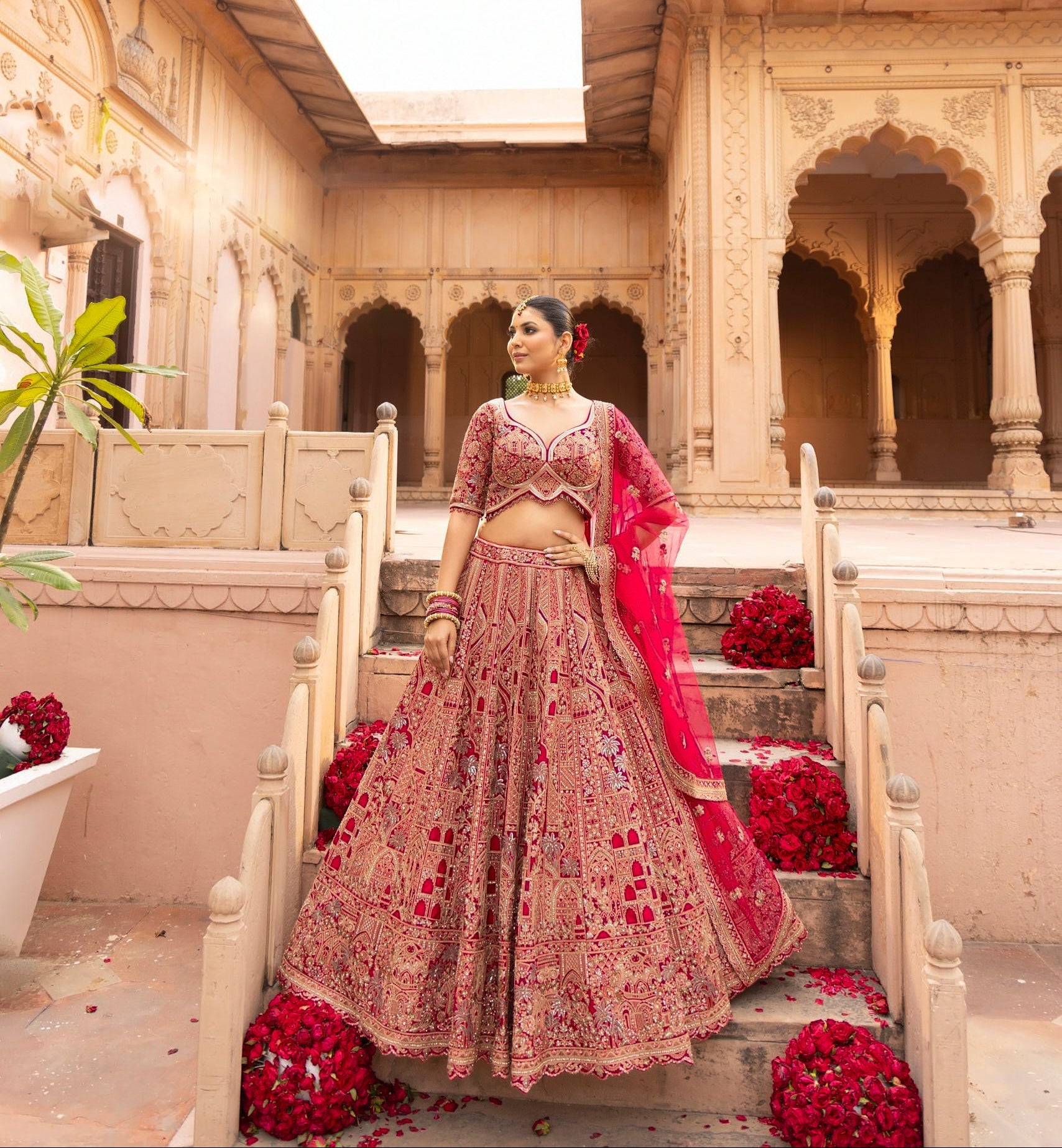 Majestic Bridal Glow Lehenga