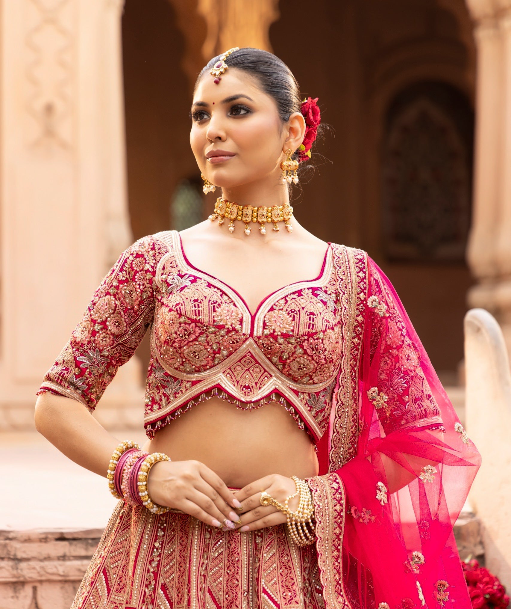 Majestic Bridal Glow Lehenga