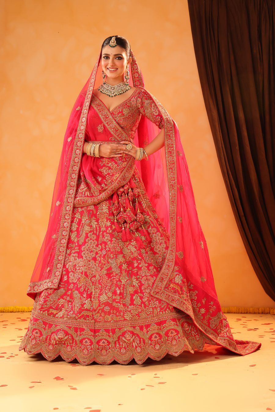 Peacock Riwaayat – Rani Pink Bridal Lehenga