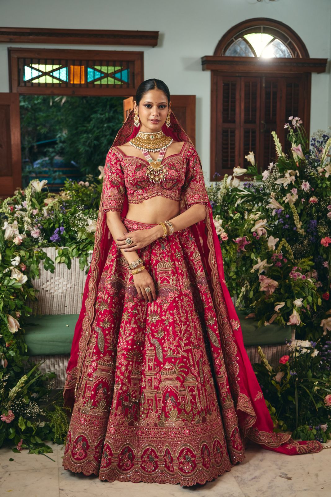 Rani Heritage Rosetta Zardosi Couture