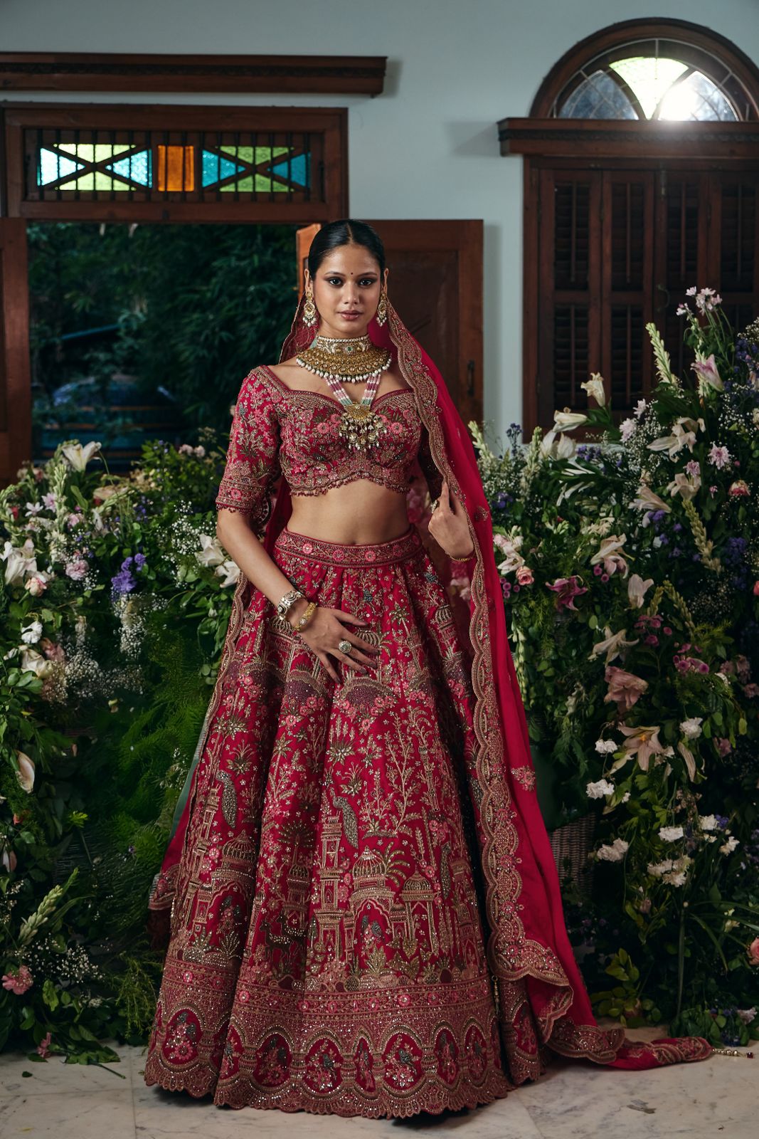 Rani Heritage Rosetta Zardosi Couture